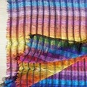 Sheer Headwrap Handwoven Rainbow Multicolor Scarf 