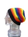 Medium Toboggan Beanie Cap Folded Brim Crochet Win