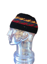 Large Size Long Skull Cap Beanie Black with Eartht