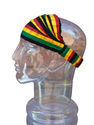 Medium Headband Cotton Rasta Reggae Expandable Han