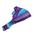 Small Snug Fit Headband Hair Scarf Woven Cotton El