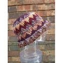 Small Natural Earthtone Winter Hat Hand Made Bowle