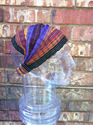 Medium Headband Eearthtone Purple Handwoven Cotton