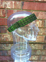 Small Headband Lime Green Handwoven Cotton Hair Sc