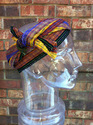 Inspirit Arts Short Earthtone Headwrap, Handwoven 