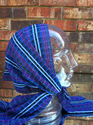 Inspirit Arts Short Purple Headwrap, Handwoven Lig