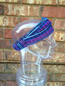 Small Blue Purple Headband Expandable Lightweight 