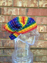 Medium Rainbow Headband Handwoven Bandana Headwrap