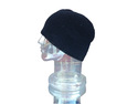 Large Skull Cap Beanie Slouch Hat Solid Black Ligh