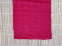 Sheer Headwrap Handwoven Solid Dark Maroon Scarf O