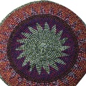 Extra Large Tam Beret Slouchy Cap Hat Crochet Cott