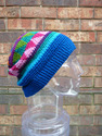 Folded Brim Hat Multi Color Cotton Toboggan Winter