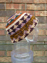 Cream Earthtone Winter Hat Cotton Hand Made Fold U