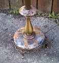 Double Marble Base Floor Lamp