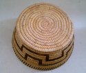 Pima Basket with Whirlwind Motif