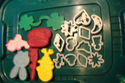 VTG XMAS & HOLIDAY COOKIE CUTTERS LOT 41 HALLMARK,