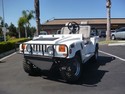 white club car 48v hummer h1 4 pass seat ev electr