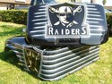 EZ-Go Club Car Yamaha CUSTOM NFL RAIDERS Golf Cart