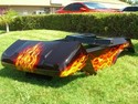 CLUB CAR PRECEDENT ds GOLF CART CUSTOM Flame Flame