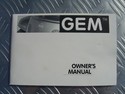Chrysler Gem OWNERS GUIDE NEV MANUAL BOOK Global E