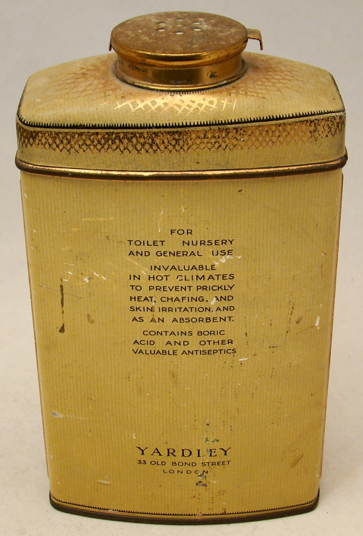 Yardley OLD ENGLISH LAVENDER Talc Talcum Powder Tin Vintage