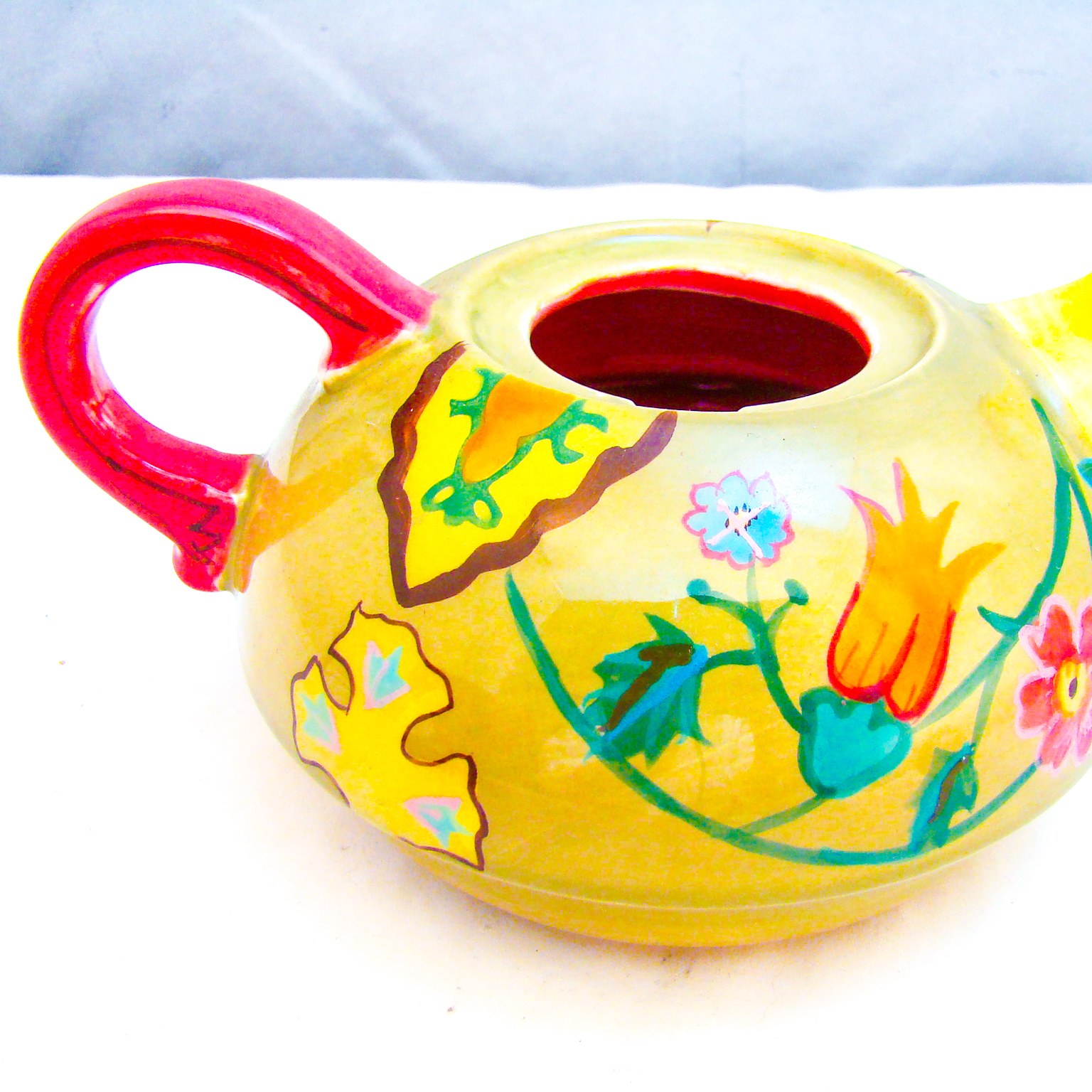 Tracy Porter HandPainted FLORAL TeaforOne Set (Teapot/Cup Combo