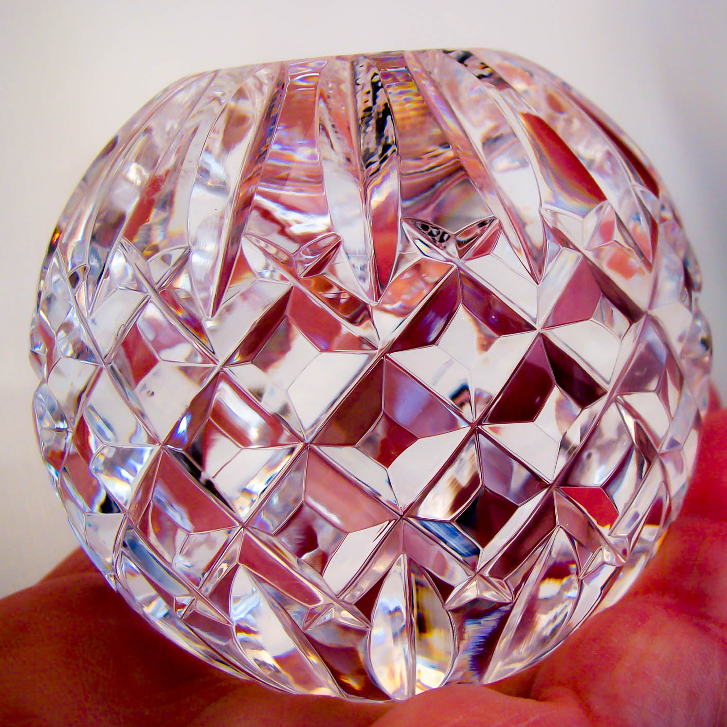 Waterford Crystal Set of 2 Round/Ball Candlesticks EXCELLENT eBay