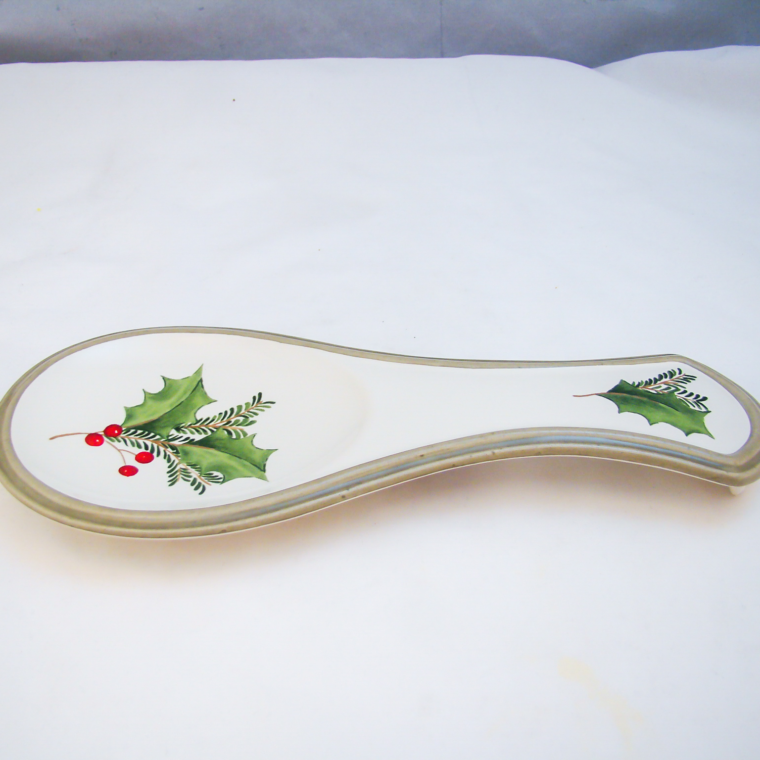 Lenox 783113 HOLIDAY GATHERINGS Spoon Rest NEW w/Sticker 882864120861