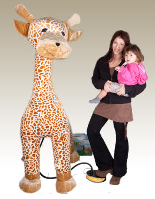 iplush inflatable giraffe