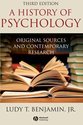 A History of Psychology: Original Sources and Cont