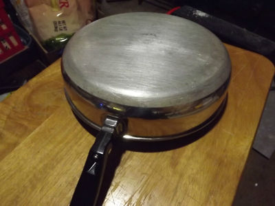 Vintage Set of 3 Aluminum Clad Farberware Stainless Steel Pots 