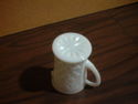 MILK GLASS CREAM GRAVY SYRUP PITCHER 50'S CLEAN