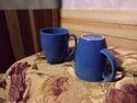 CAFE BLUE BY CORNING CORELLE  4 MUGS NEW OTHER SOL