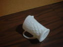 MILK GLASS CREAM GRAVY SYRUP PITCHER 50'S CLEAN