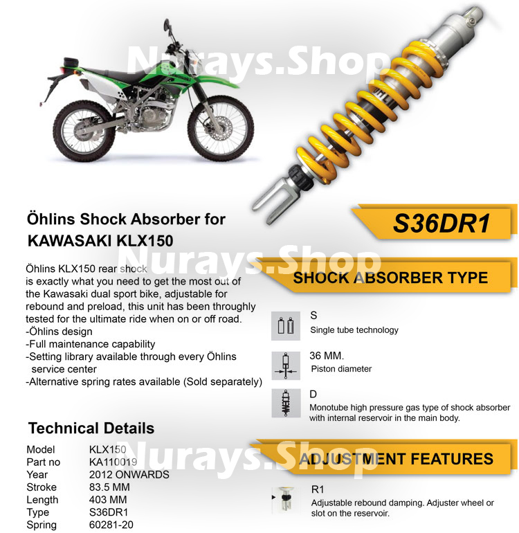 mono shock klx