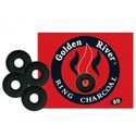 Golden river river ring 50mm charcoal 80pcs