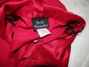 Unisex Vintage Halloween Bright Red Satin Suit Cos