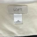 ANN TAYLOR LOFT Black Ivory Colorblock Soft Modal 