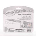 CRAYOLA Four Fine Line Dry Erase Markers Student T
