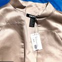 DONNA KARAN DKNY Satin Beige Jacket Formal Bolero 