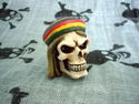 Rasta Skull DIY Gear Shift Shifter Knob Jamaican D