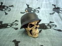 DIY German Spike Helmet Biker Skull Shift Knob Rid