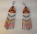 Inspired American Indian Beaded Fringe Dangle Drop