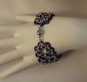 Black and Silver Maru Band Bracelet