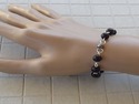 Black Obsidian Onyx Ring Bracelet