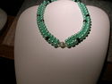 Chantily Round Pearl Necklace and Earrings Set