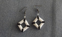 Diamond Shaped Peyote Dangling Earrings