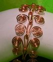 Filigree Swirl Copper Bracelet