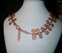 Filigree Swirl Copper Bracelet and Necklace Set