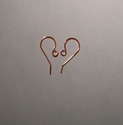 Handcrafted 20 gauge French Hook Earring Component